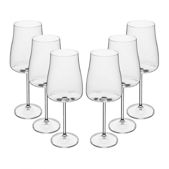 Jogo 6 Taças  600ML Cristal Ecológico da Bohemia Alex